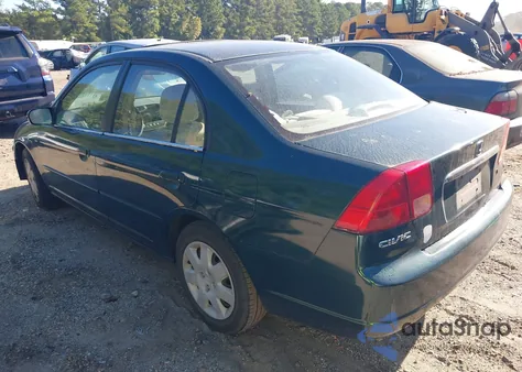 2002 Honda Civic Ex from USA, damaged, VIN 1HGES267X2L079180